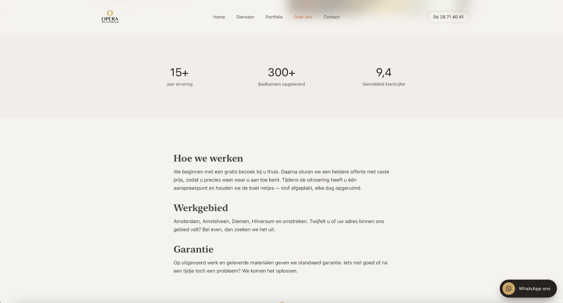 Opera Bouw — Over ons